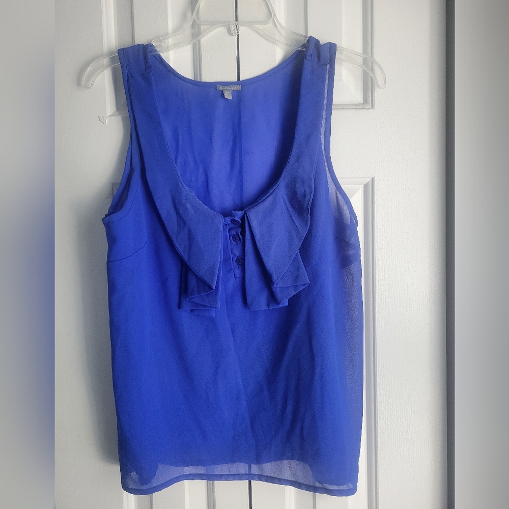 Blue Sleeveless Top